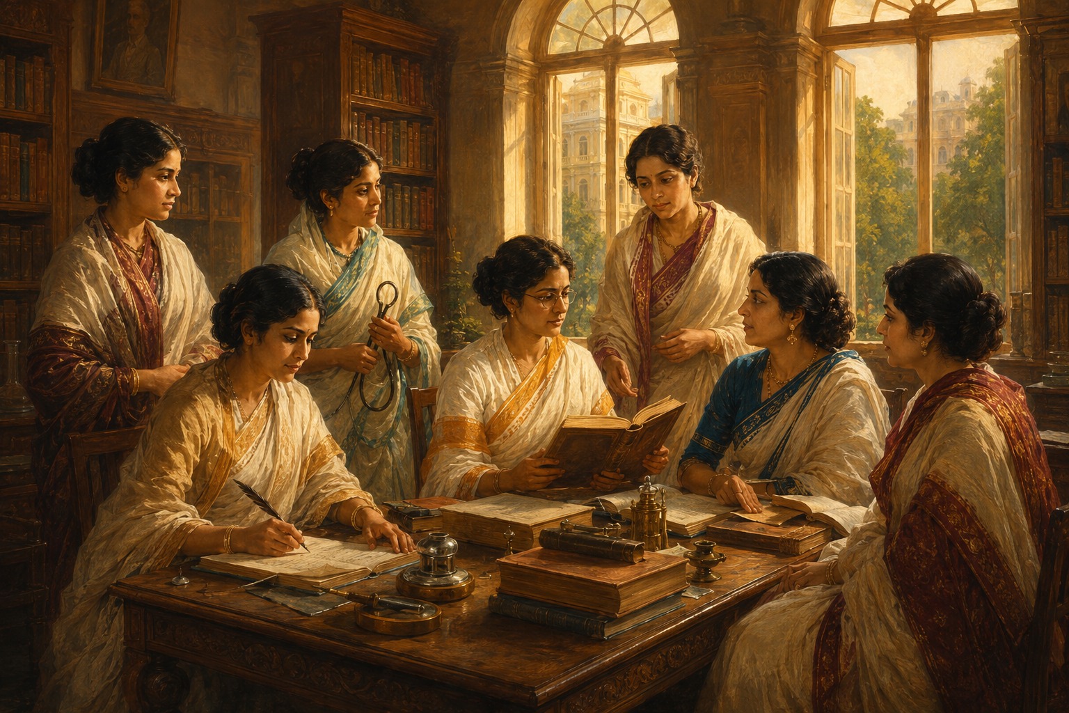 নবজাগরণের নেপথ্যে সাত-কন্যা